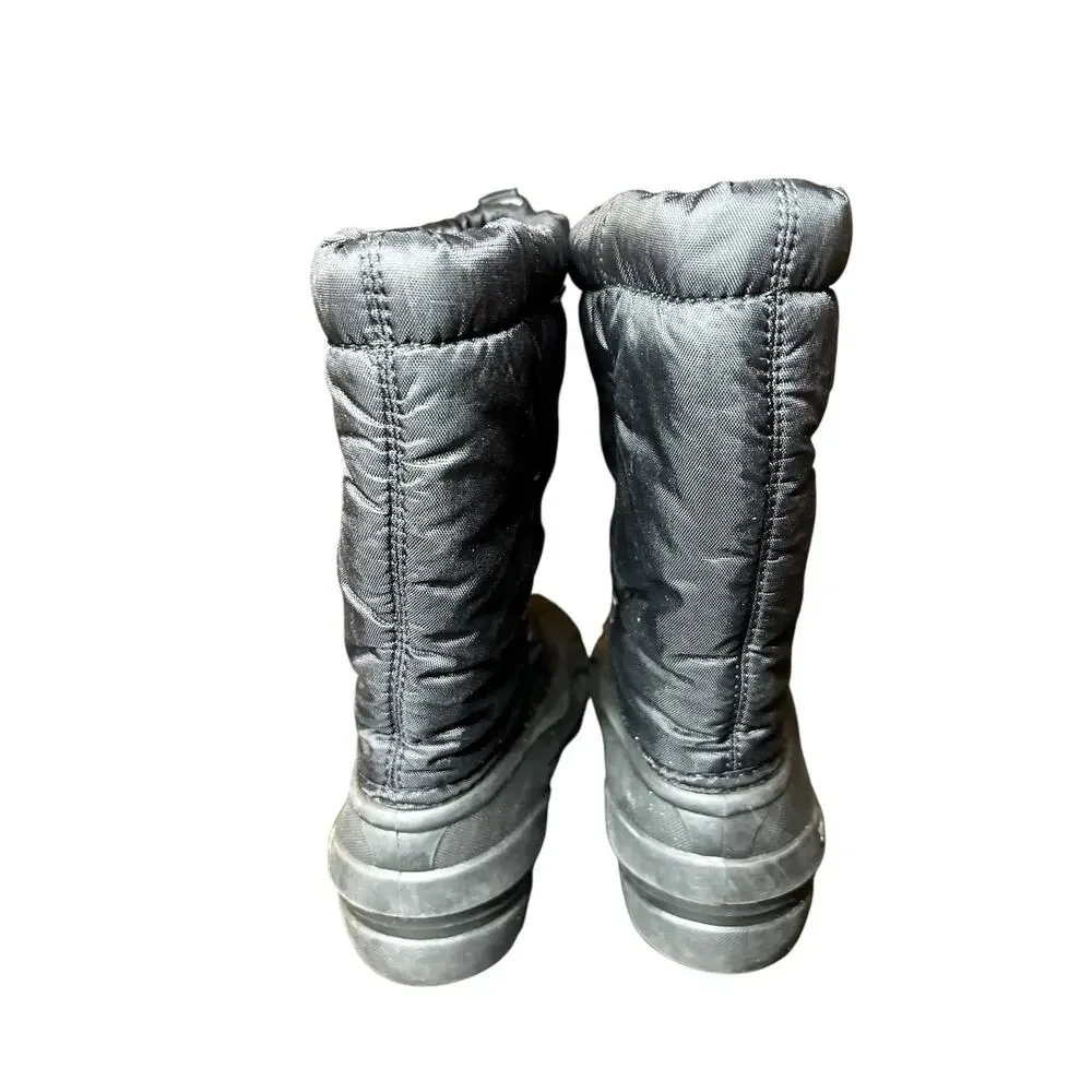 Sorel Youth Cub Insulated Snow Boots, Black Winter Boots, Unisex Kids Size 1